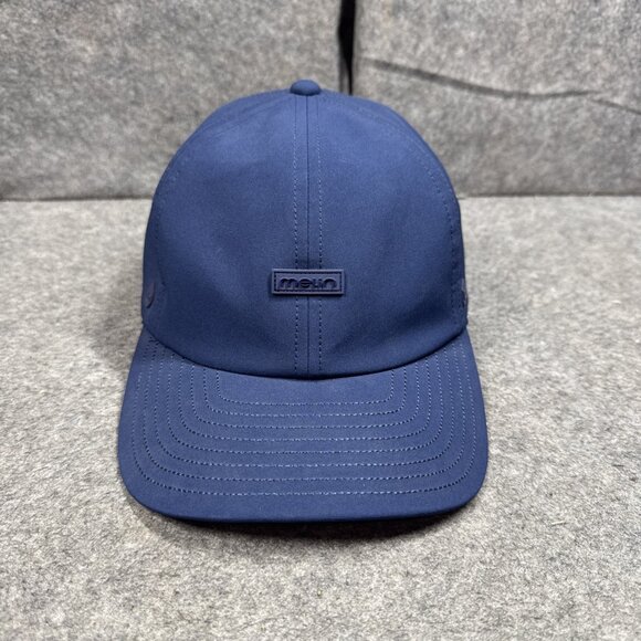 Melin The Legend Hydro Performance Dad Hat Navy Classic Size MSRP $79 - Picture 1 of 5